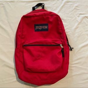 Red Jansport Backpack